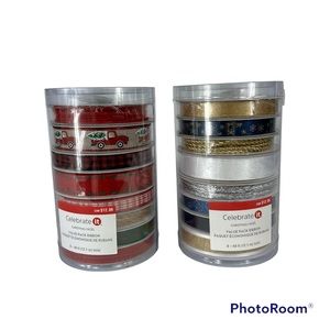 Christmas ribbon two packages of 8